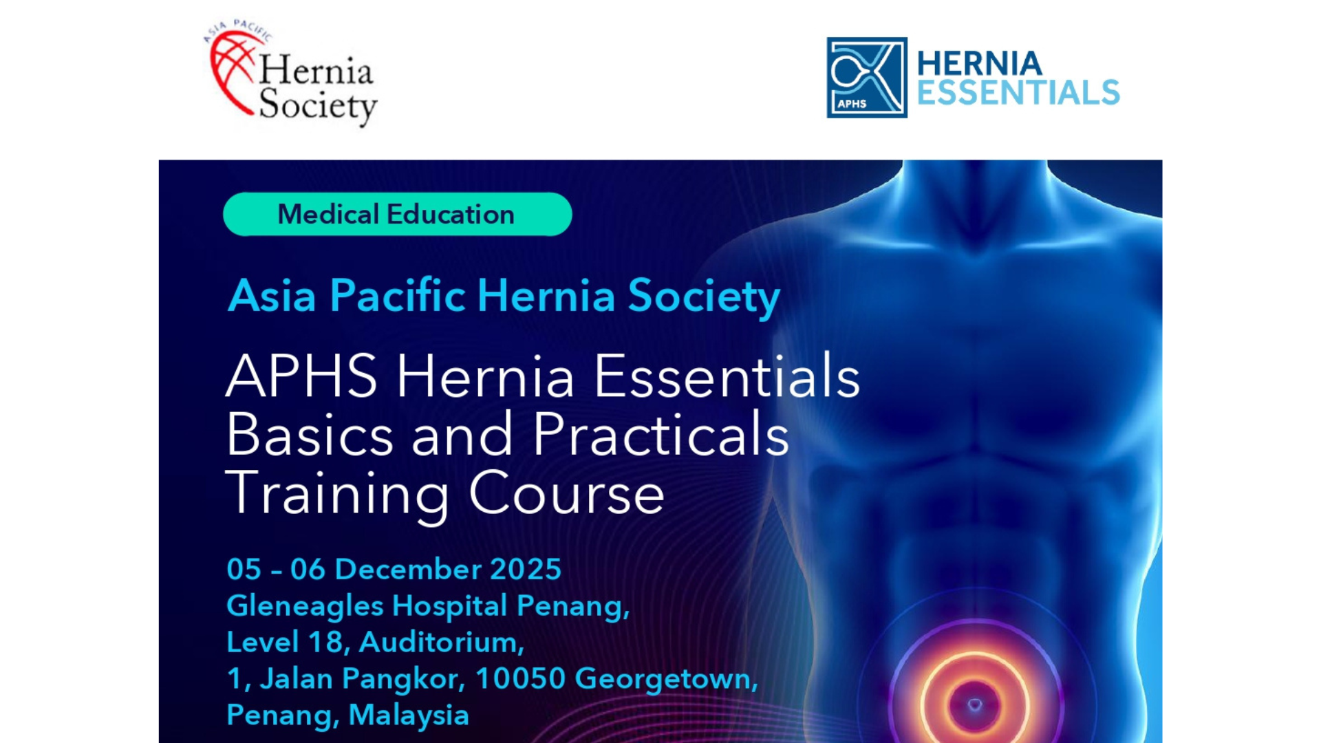 APHS Hernia Essentials Basics and Practicals Training Course